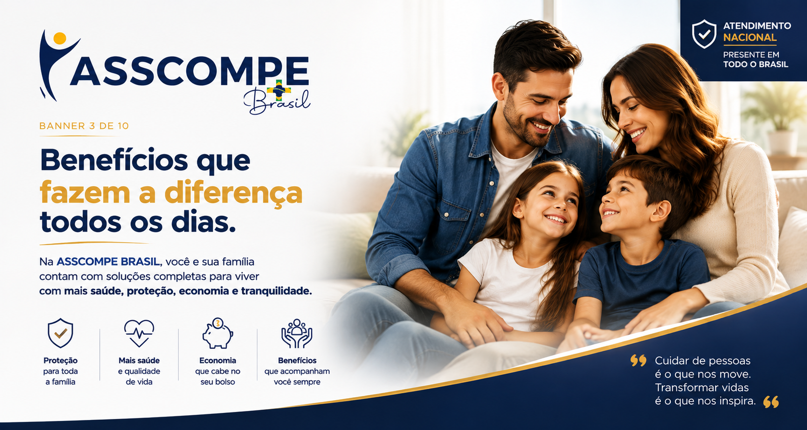 Benefícios que fazem a diferença todos os dias