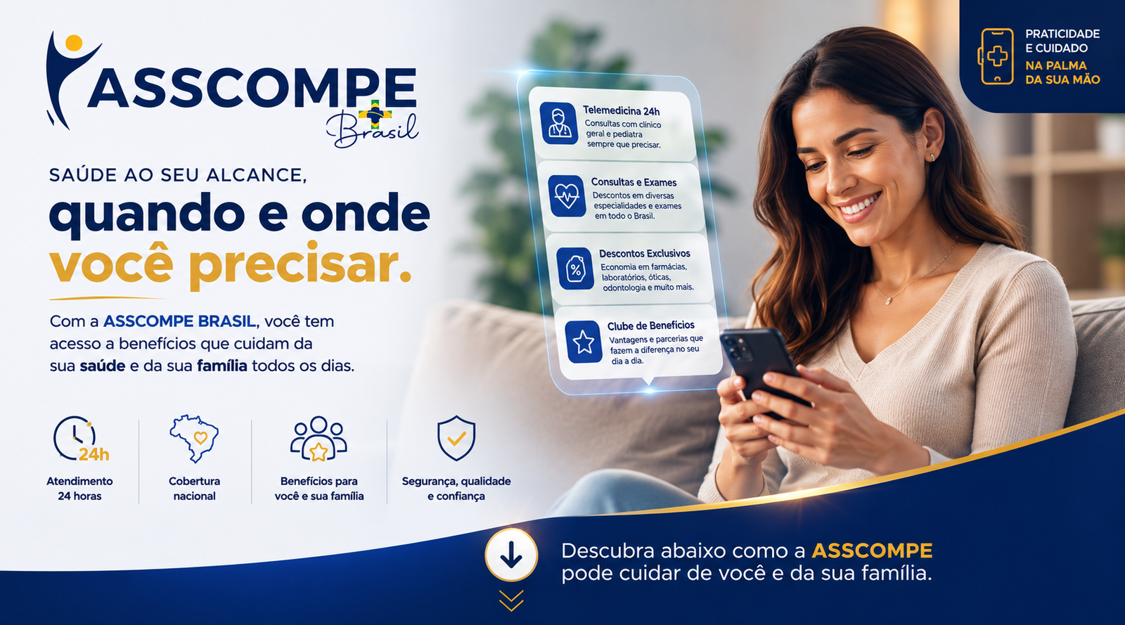 Saúde ao seu alcance com a ASSCOMPE BRASIL