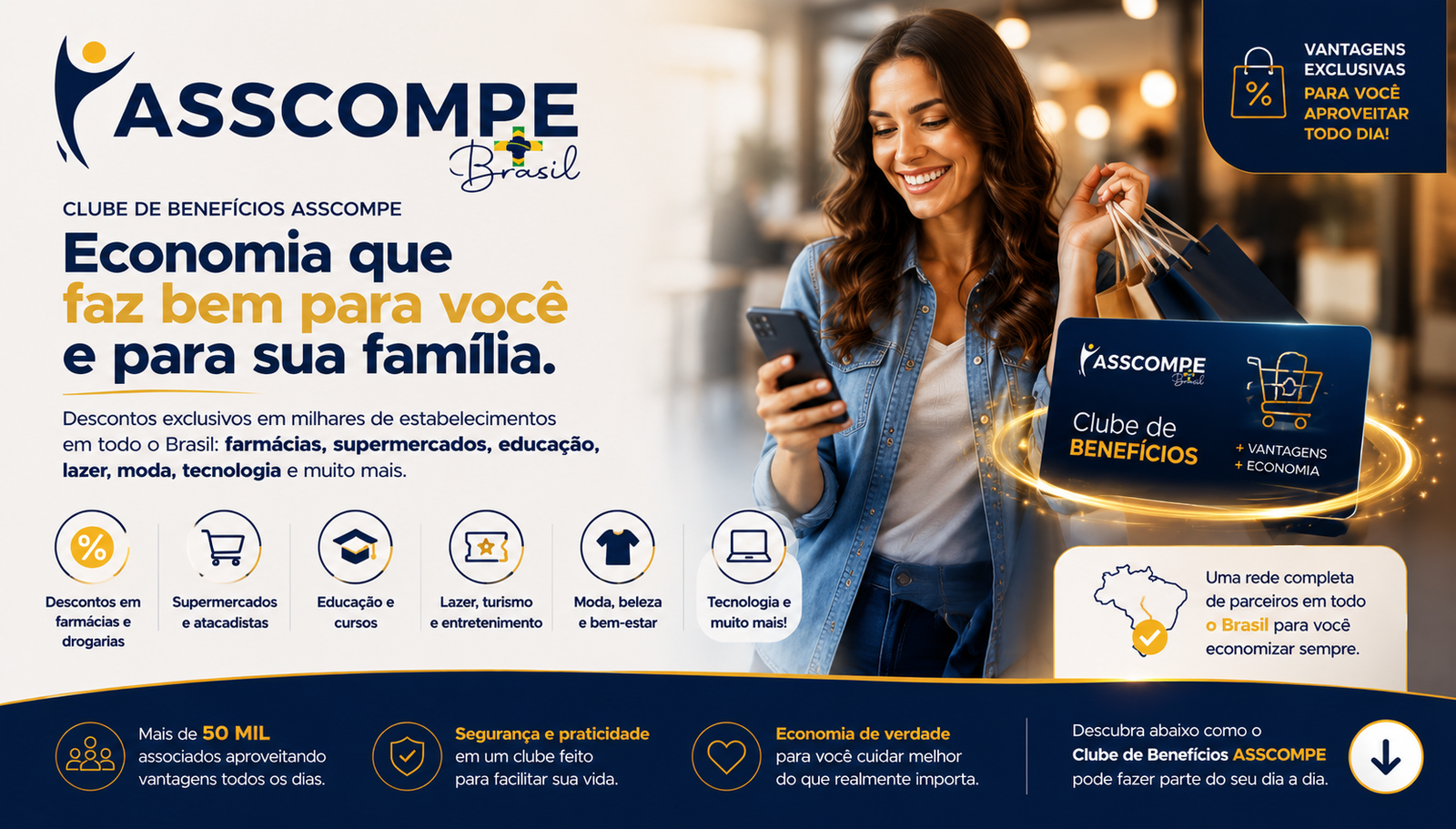 Clube de Benefícios ASSCOMPE | Economia todos os dias